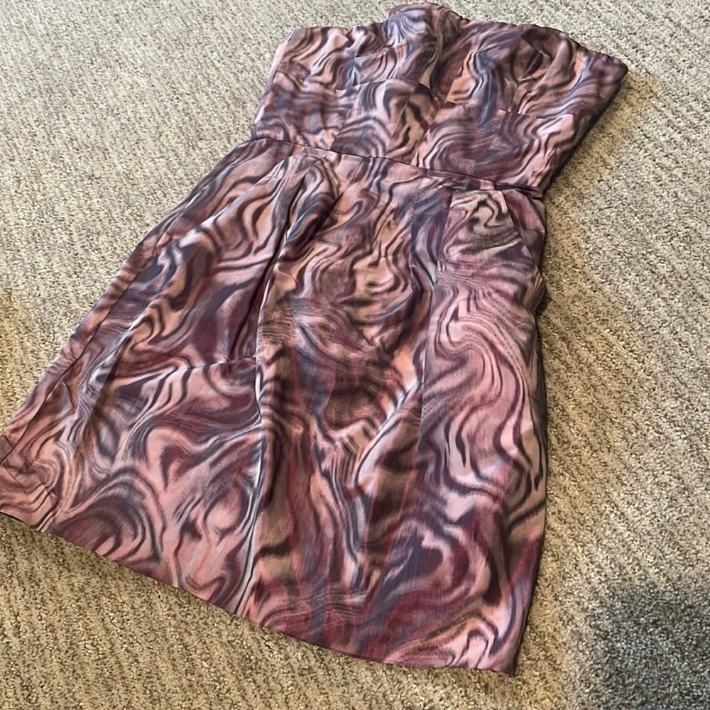 Purple mini dress